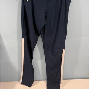 Under Armor Navy and White Athletic Pants